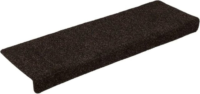 vidaXL Treppenmatten aus Nadelvlies in Braun, 15 Stück, B/T/H: 65 x 21 x 4 cm - Bild 1