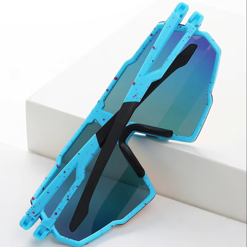 VCKA TR90 Sportsonnenbrille, Vollrand, polarisiert, Unisex - Bild 2
