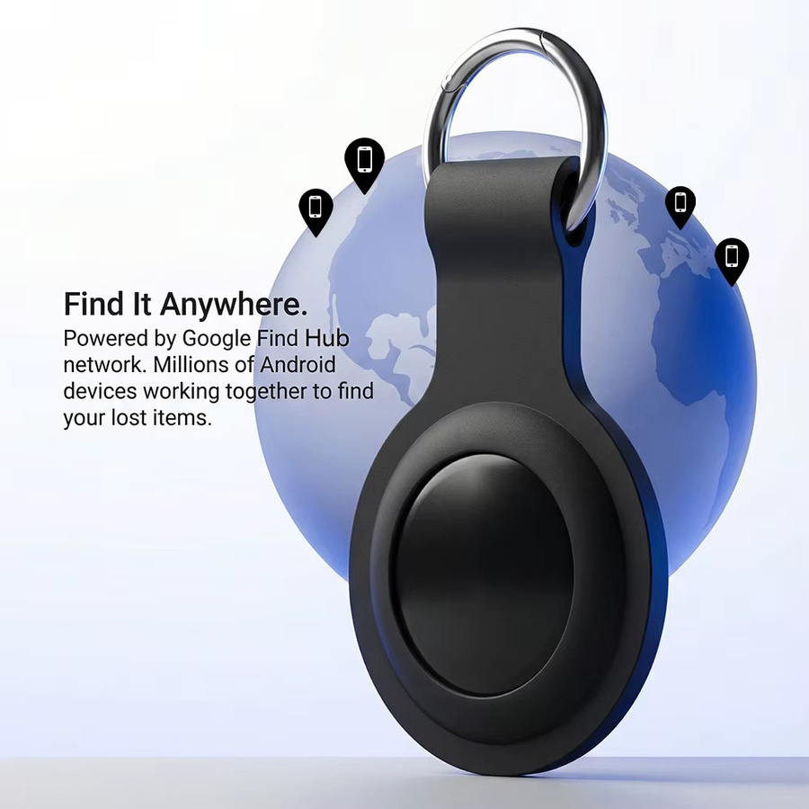 HIMOJO 6er-Pack GPS Tracker für Google Find My Device App, Schlüssel- und Gepäck-Ortungsgerät in Schwarz für Android-Geräte mit GMS - Bild 2