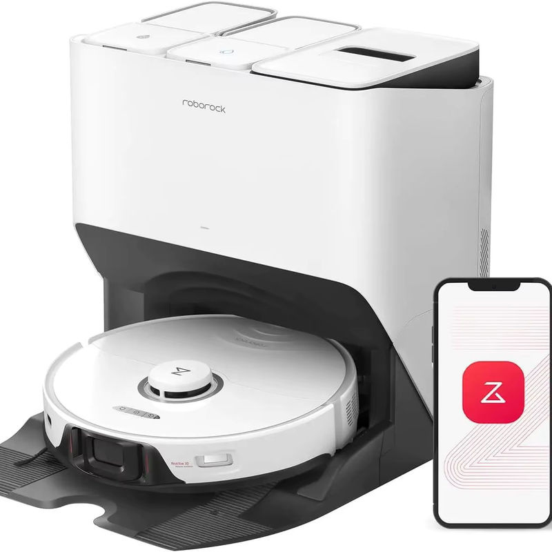 Roborock S8 Pro Ultra Roboter-Staubsauger und Wischroboter, Generalüberholt, Weiß, mit Selbstreinigungsstation und Heißlufttrocknung, 6000Pa Saugkraft und Doppelbürsten - Bild 7