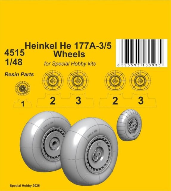 Special Hobby Heinkel He 177A-3/5 - Wheels - Bild 1