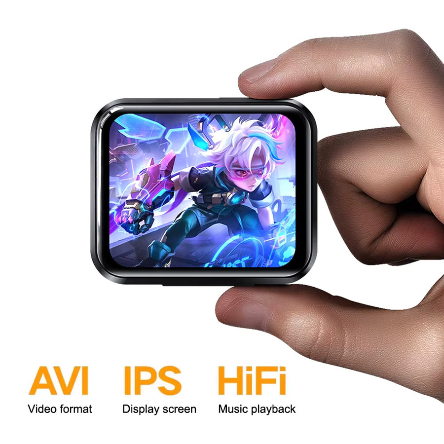 occkic Bluetooth 5.4 MP3-Player und MP4-Player mit 2 Zoll IPS Full Touch HD-Farbbildschirm in Schwarz - Bild 5