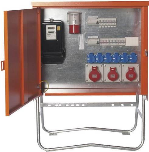 Jäger Direkt Siegen Baustromverteiler 400V 32A 3-Phasen Orange - Bild 1