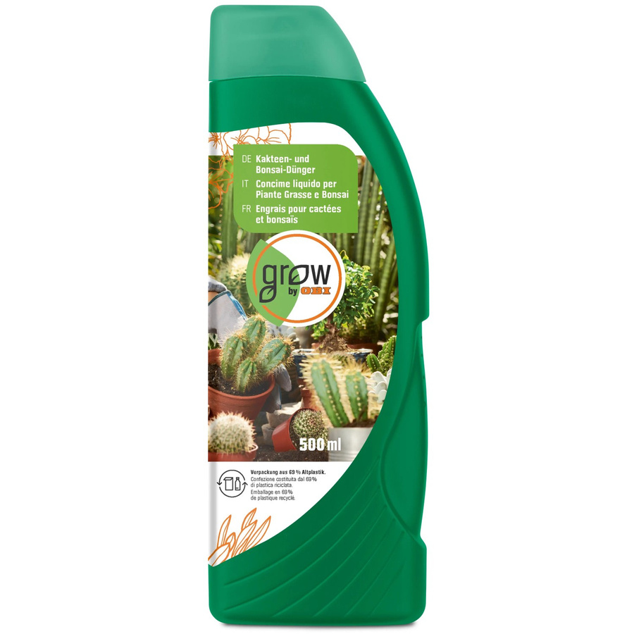 GROW by OBI Flüssiger Kakteen-, Sukkulenten- und Bonsai-Dünger, 500 ml - Bild 2