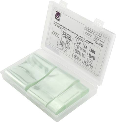 TRU COMPONENTS TC-6793932 Akkuschrumpfschlauch ohne Kleber, Transparent, 3er-Set, Schrumpfrate 2:1 - Bild 1