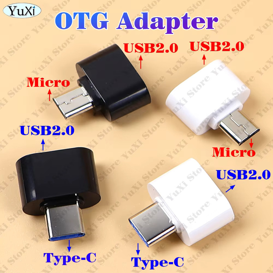 YuXi USB-C auf USB-A Adapter in Weiß für Datenübertragung von Telefon, Maus, Tastatur und USB-Stick - Bild 2