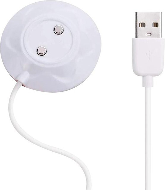 Rose Vibrator USB-C Docking-Ladekabel in Weiß - Bild 1