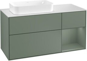 V&B Waschtischunterschrank Finion in Olivenmatt Lack, Breite: 120 cm, Tiefe: 50,1 cm, Höhe: 50,1 cm - Bild 1