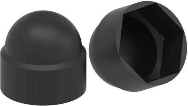 FeNau Sechskant-Schutzkappe aus Kunststoff für Gewinde M10 in Schwarz - Bild 1
