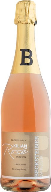 Becksteiner Winzer eG Riesling Rosé Sekt, trocken, 2023, Schaumwein, 0,75 l - Bild 1