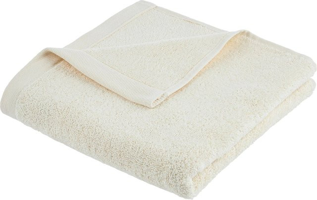 ecoTree Handtuch Elsa aus Bio-Baumwolle, Creme/Beige, B: 50 cm, L: 100 cm - Bild 1