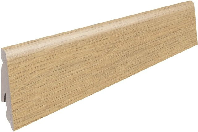 Living by Haro Sockelleiste Eiche Scarpa Natur, Farbe Braun, H x B x T: 58 x 19 x 2200 mm - Bild 1