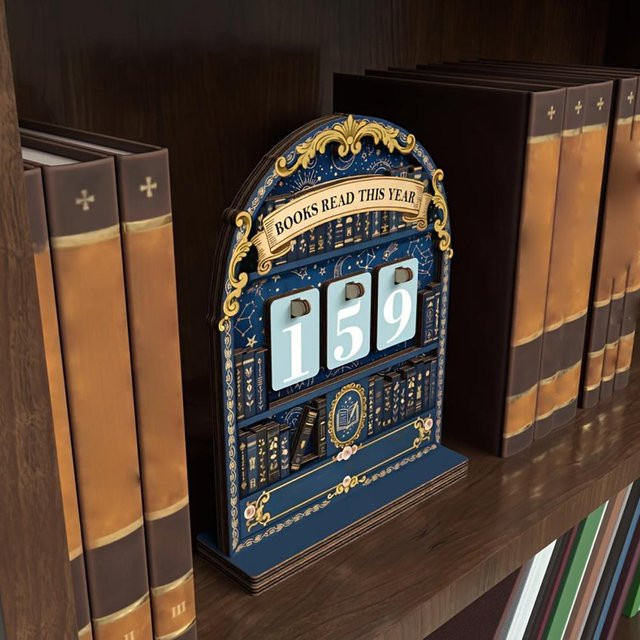 Retro Buchleseteller aus Holz für bis zu 999 Bücher - Bild 1