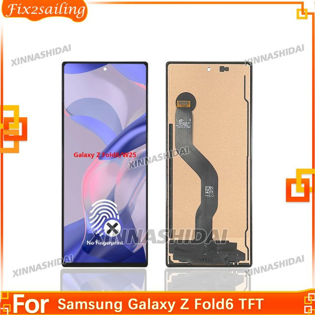 Samsung Galaxy Z Fold 6 LCD-Display Ersatzteil Baugruppe in Schwarz ohne Fingerabdrucksensor - Bild 1