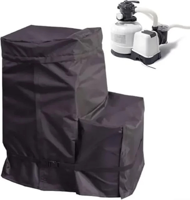 Wasserdichte Pool Pumpen Abdeckung für INTEX Sandfilterpumpen 14-16 Zoll aus 420D Material - Bild 1