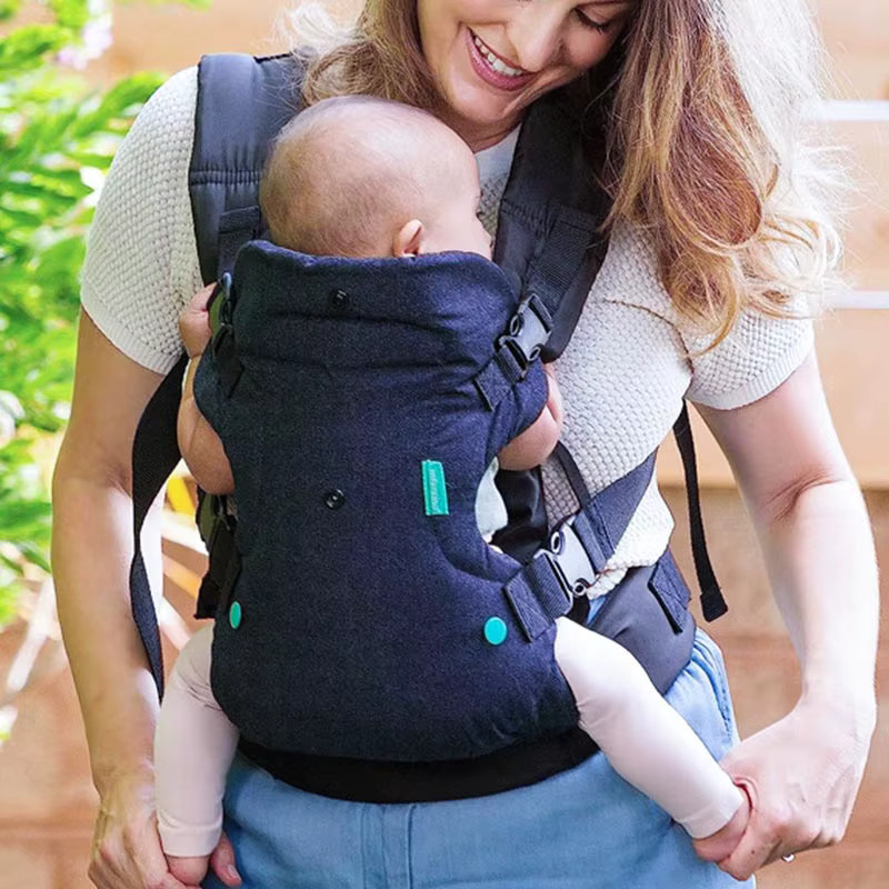 Multifunktionale 4-in-1 Babytrage als elastischer Baby Sling Wrap und Känguru für Säuglinge - Bild 2