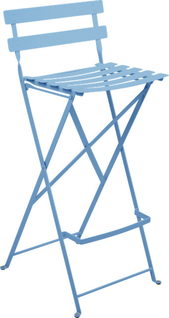 Fermob Bistro Barhocker aus Metall in Blau - Bild 1