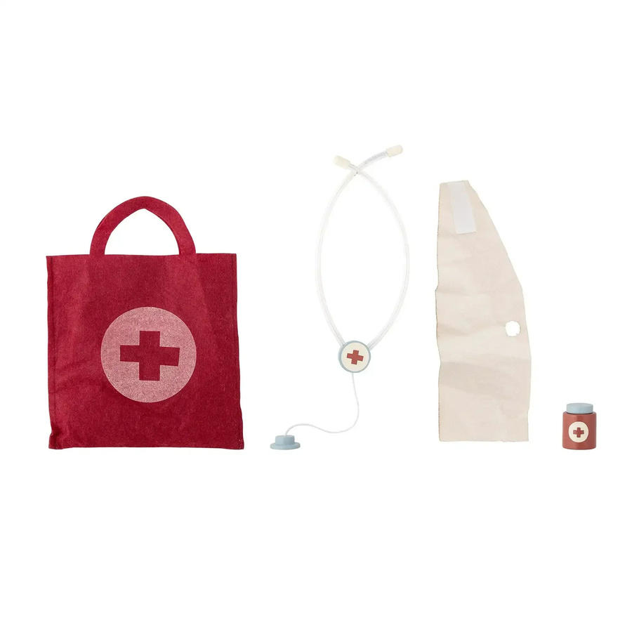 Bloomingville Mini Elliott Arztspielset Holz rot - Bild 1