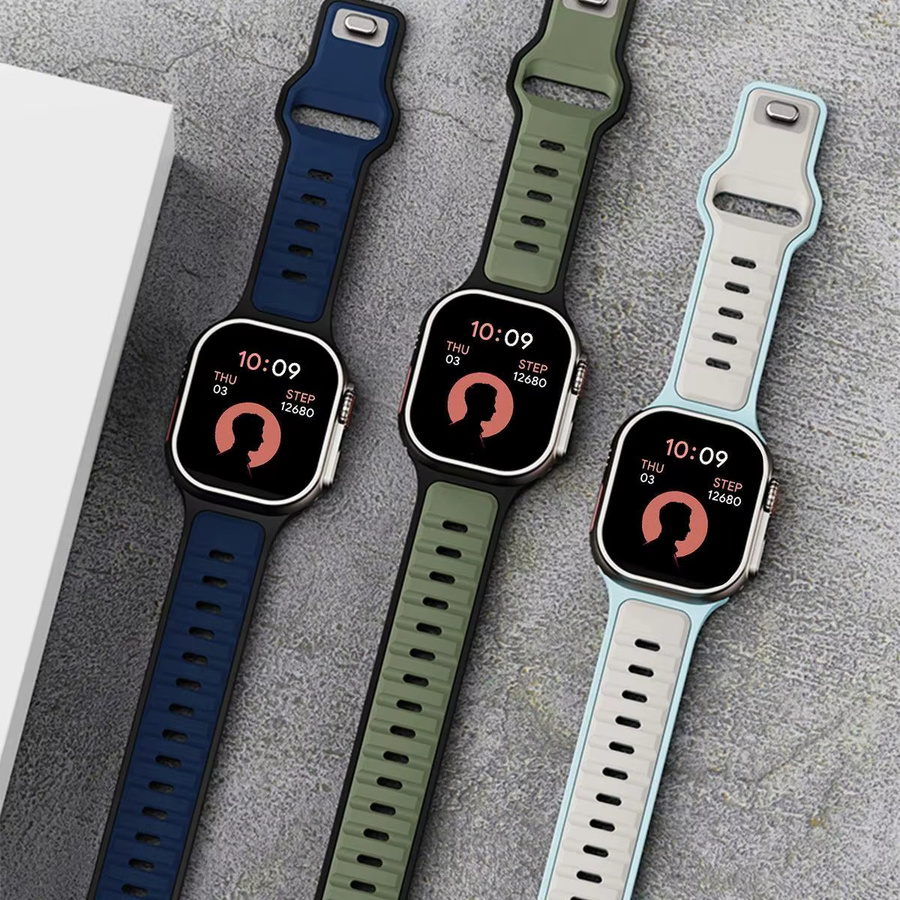FancyWrist Silikonarmband + Hülle für Apple Watch, Unisex - Bild 4