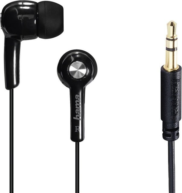 Hama In-Ear Kopfhörer Basic4Music in Schwarz - Bild 1