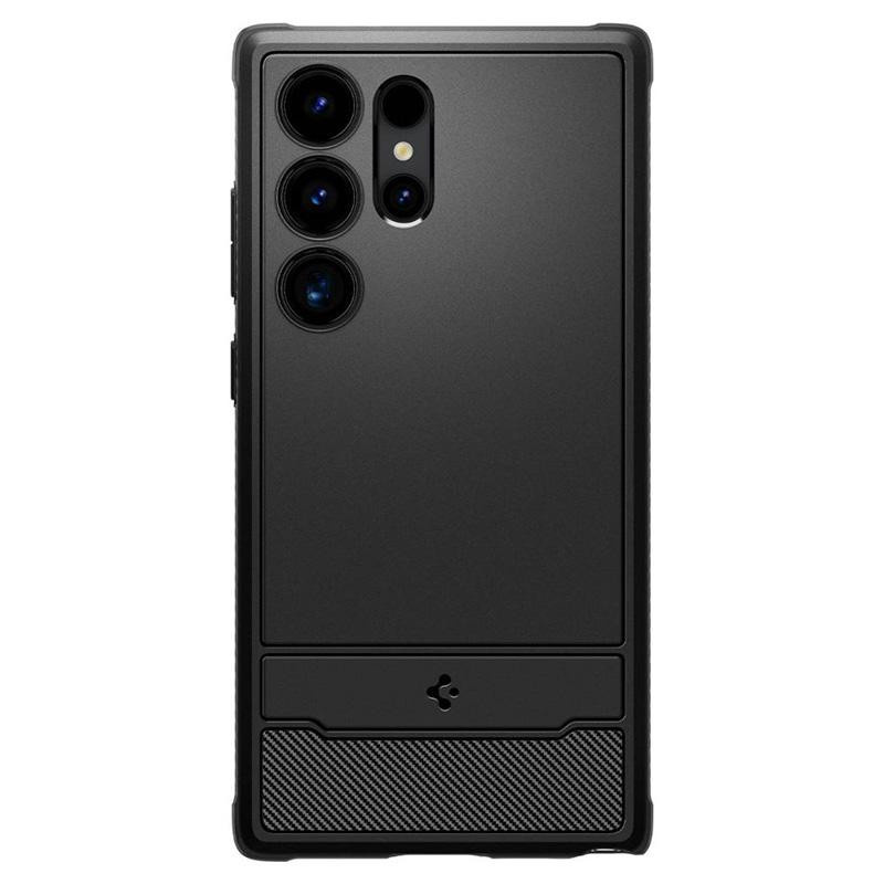 Spigen Rugged Armor Schutzhülle für Samsung Galaxy S24 Ultra in Matt-Schwarz - Bild 2