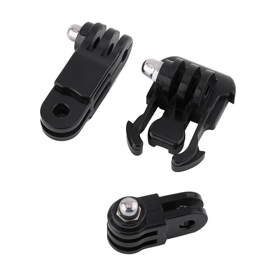 Andoer Sport Kamera Helm Seiten-Mount Kit Klebehalterung Zubehör für GoPro Hero 3/2/1 in Schwarz - Bild 5