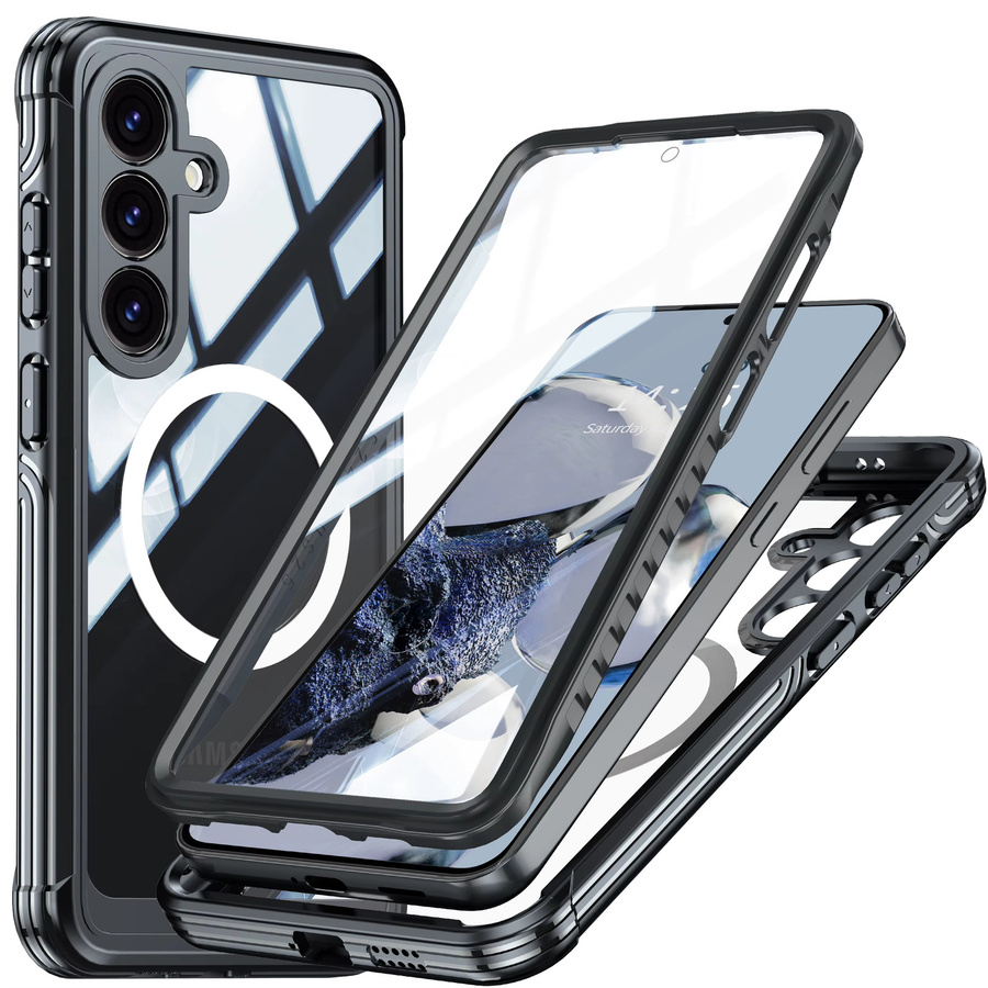 Shellbox Magnetische Stoßfeste Handyhülle Transparent für Samsung Galaxy S25 Edge S25U S24 S23 S22 S10 - Bild 5