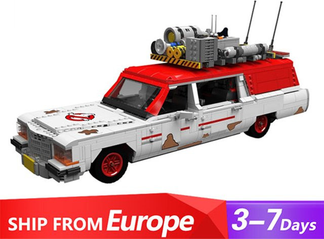 Barweer Ghostbusters Ghost Hunter Bus Bausteine Set mit 2468 Teilen in Weiß und Bunt - Bild 1