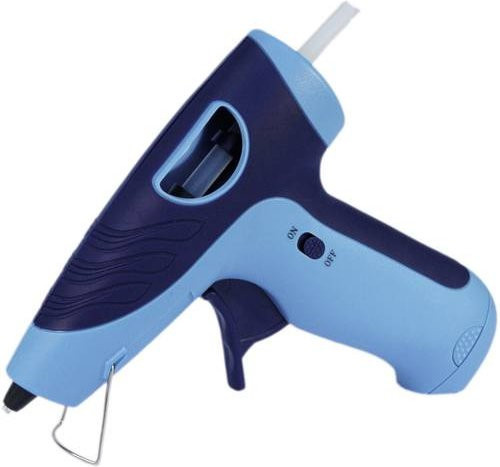 Star Tec ST 106 Akku Heißklebepistole in Blau mit 7mm Klebestreifen und 7W Leistung - Bild 1