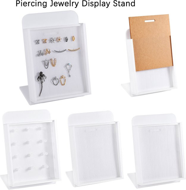 Schmuckaufbewahrung und Präsentationsständer für Ohrringe und Piercings, Unisex - Bild 1