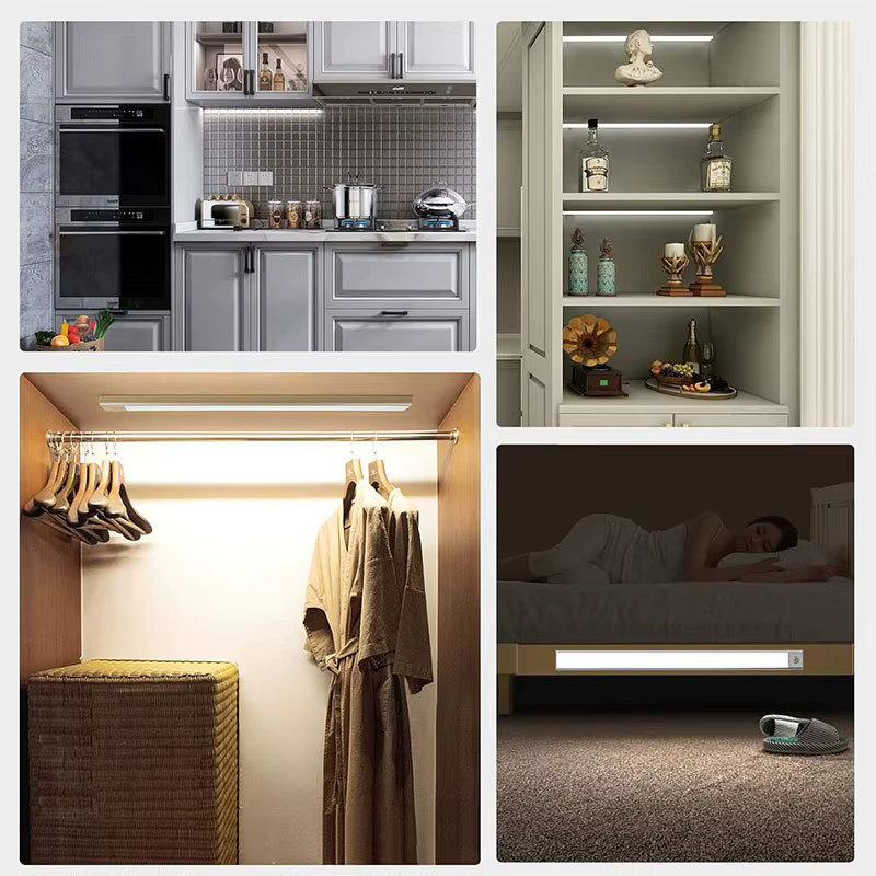 TLEDMP LED-Unterschrankleuchte mit Bewegungsmelder, magnetisch und wiederaufladbar, Farbe: Weiß oder Silber - Bild 6