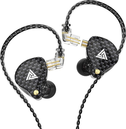 Andoer VK4 In-Ear Sport-Kopfhörer mit Kabel und Inline-Steuerung, 3,5-mm-Klinke, Schwarz