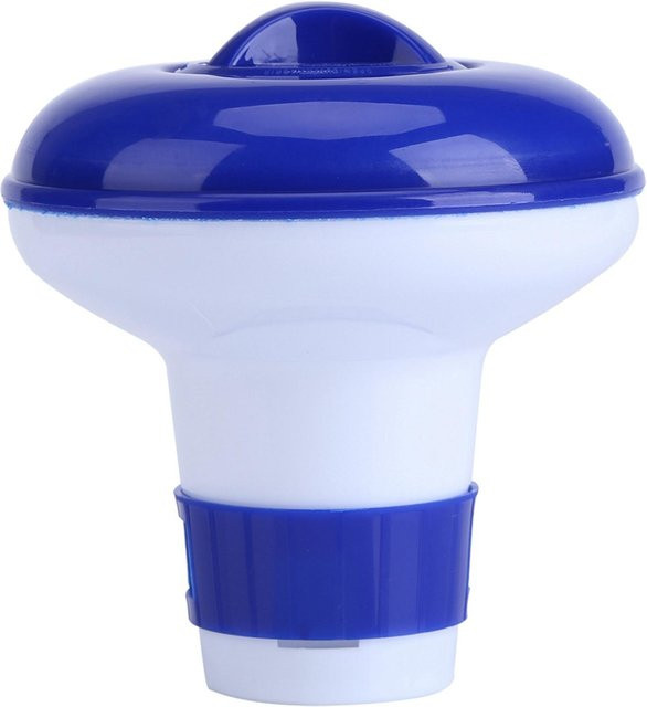 TOMTOP JMS Schwimmender Chemikalienspender für Swimming Pool und Spa in Blau und Weiß - Bild 1