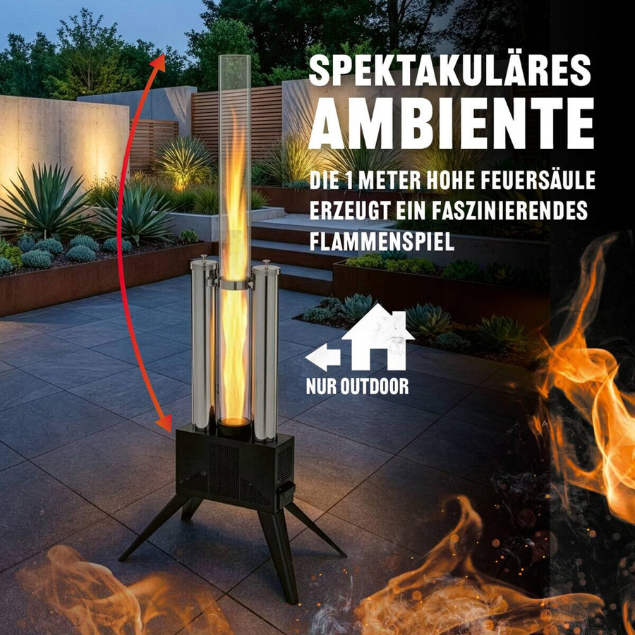 Landmann Pelletgrill aus Edelstahl in Schwarz und Silber - Bild 5