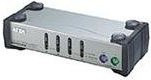 Aten CS-84A KVM-Switch inklusive Kabel in Silber - Bild 1