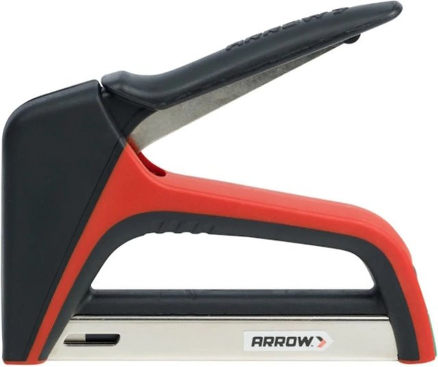 Arrow Handtacker T21X für Feindrahtklammern 6 mm - 12 mm in Schwarz-Rot - Bild 1