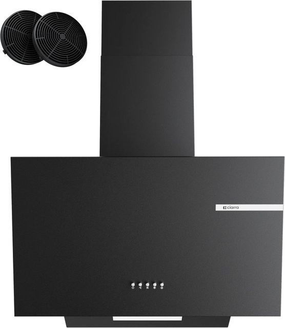 CIARRA Kopffreihaube Dunstabzugshaube VM6765AB in Schwarz, Breite: 60 cm, 600 m³/h, Energieeffizienzklasse A+ - Bild 1