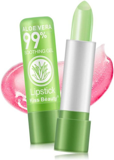 Kiss Beauty Lippenstift, pink, glänzend, Aloe Vera - Bild 1