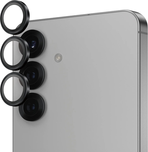 PanzerGlass Hoops Kameraschutz Schutzfolie für Samsung Galaxy S25 S931 in Schwarz - Bild 1