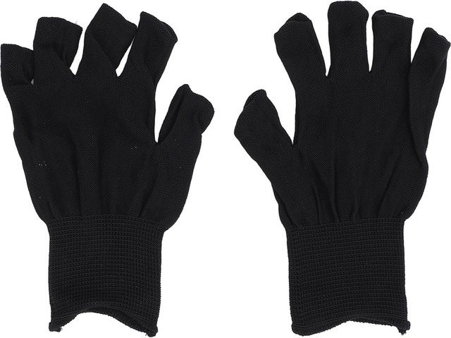 Koogeelife Nagellichthandschuhe, fingerlos, atmungsaktiv, schwarz, Unisex - Bild 1