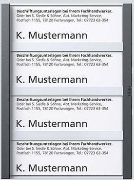 Siedle Montagezubehör für Türsprechanlagen in Grau - Bild 1