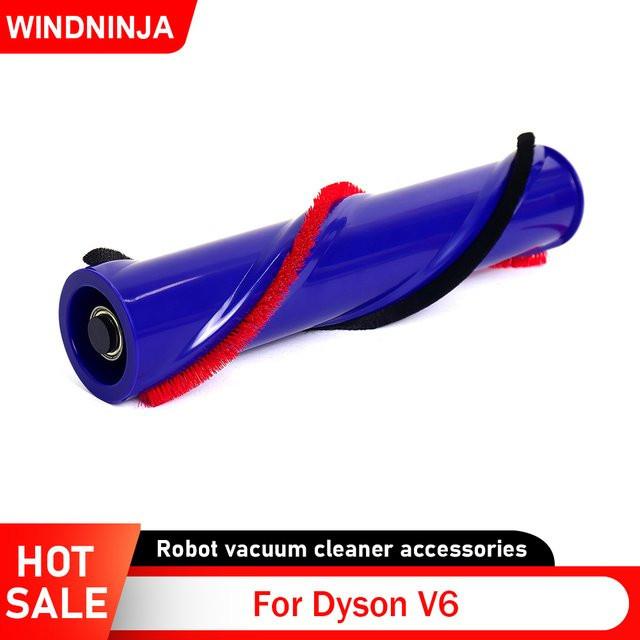 Dyson V6 Ersatzteil-Set: Blaue Bürstenrolle und Hauptbürstenkopf als Zubehör - Bild 1