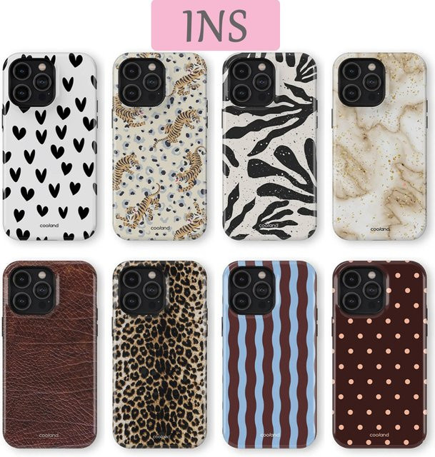 Glänzende Handyhülle mit Leoparden-Design für iPhone 11 bis iPhone 17 Pro Max in Multicolour - Bild 1