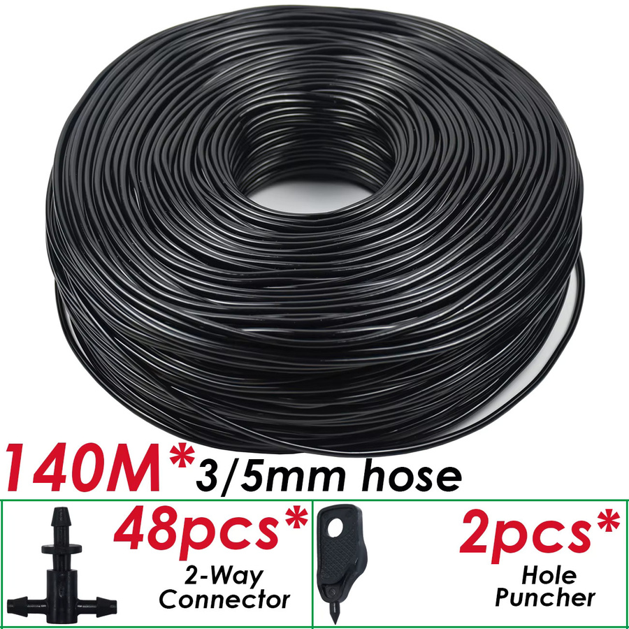 SPRYCLE Micro Drip Bewässerungssystem aus PVC mit 2-Weg-Stecker und 1/8'' Schläuchen für dein Gewächshaus - Bild 4