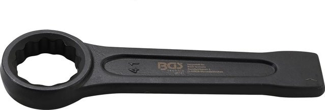 BGS Schlag-Ringschlüssel aus Chrom-Vanadium in Schwarz, Schlüsselweite 41 mm - Bild 2