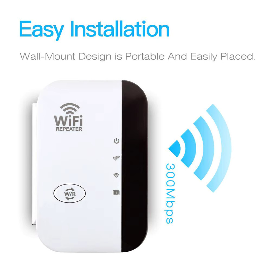 Fenvi WLAN Repeater Wi-Fi 4 Verstärker 300 Mbps in Weiß - Bild 2