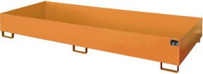 Bauer Südlohn Regalwanne RW 3300-2 aus Stahl in Orange - Bild 1