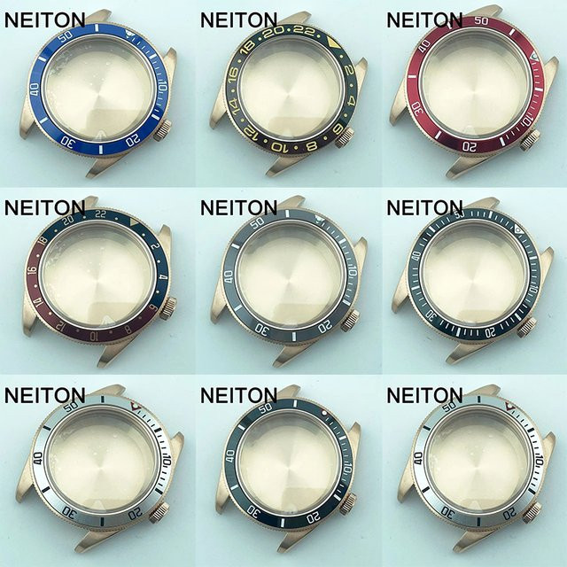 NEITON Armbanduhr Edelstahl, Schwarz, 39 mm, Unisex - Bild 1