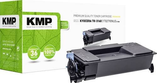 KMP Toner Cartridge Schwarz kompatibel mit Kyocera TK-3160 für Laserdrucker mit 14000 Seiten Reichweite - Bild 1