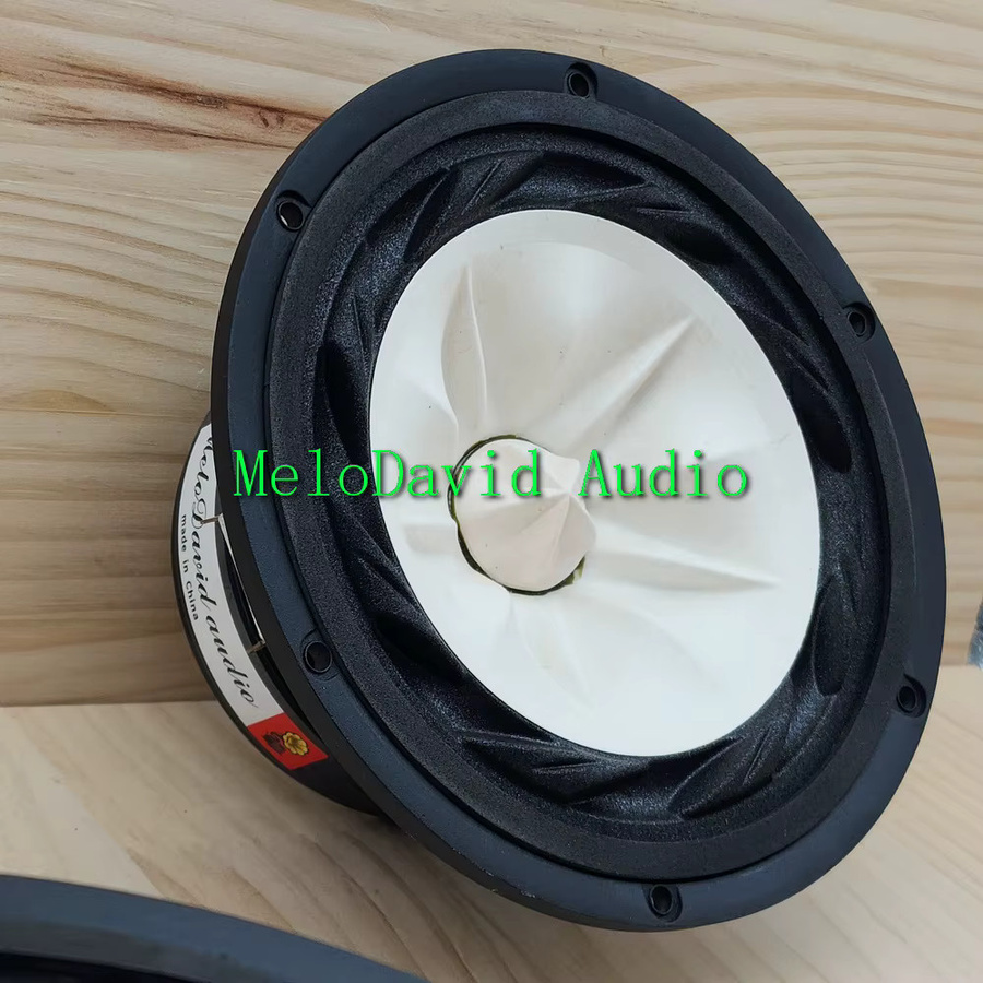 Melernaid 2er Set Full Range Lautsprecher Woofer FE168A 6,5 Zoll Papiermix Kegel in Weiß - Bild 2
